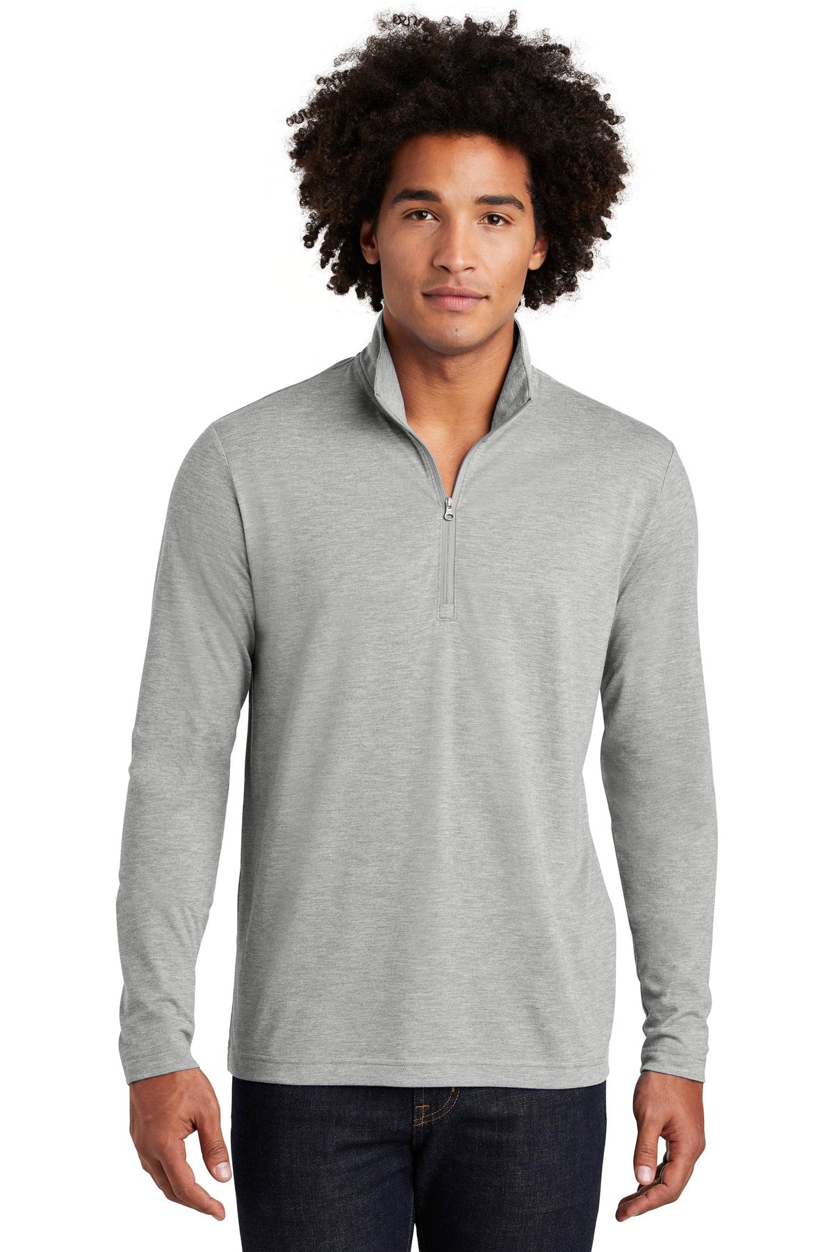 Sport-Tek® PosiCharge® Tri-Blend Wicking 1/4-Zip Pullover