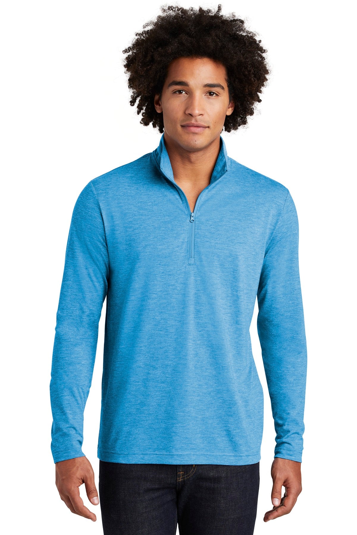 Sport-Tek® PosiCharge® Tri-Blend Wicking 1/4-Zip Pullover
