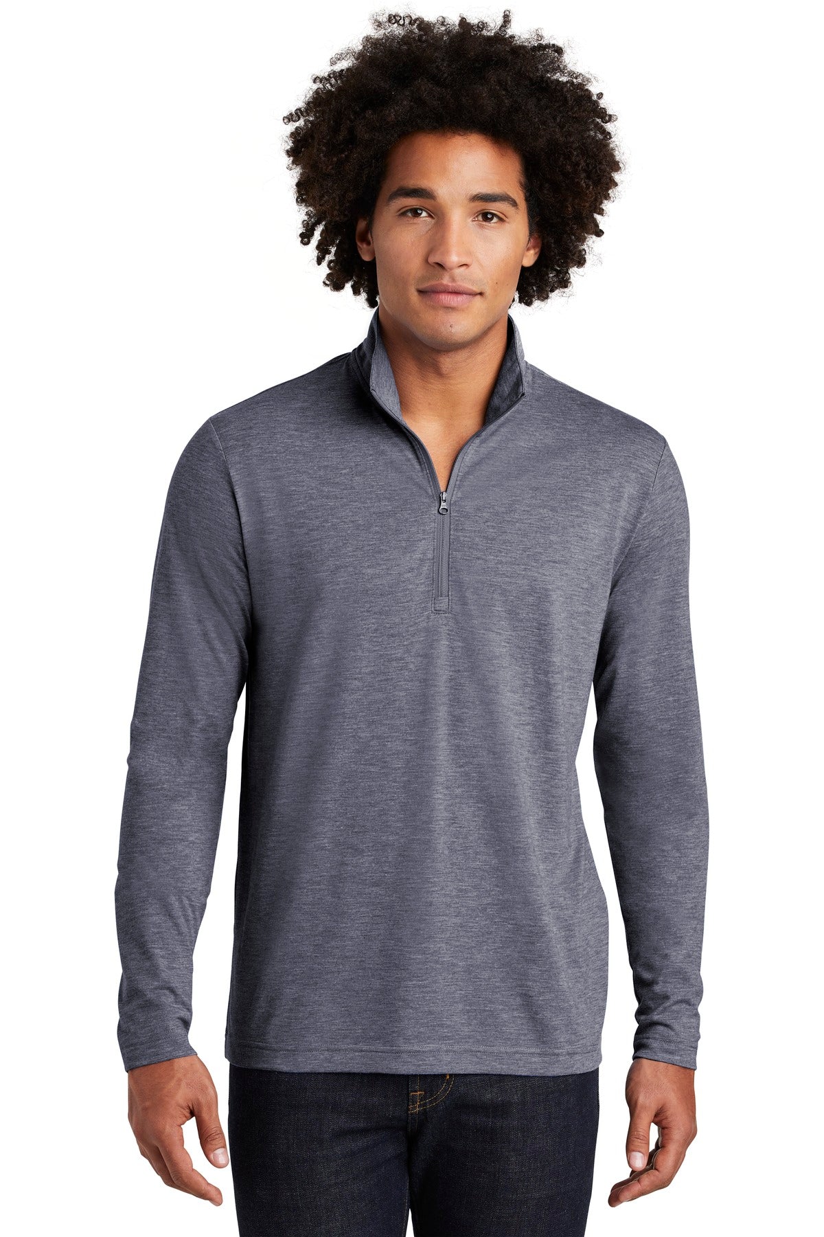 Sport-Tek® PosiCharge® Tri-Blend Wicking 1/4-Zip Pullover