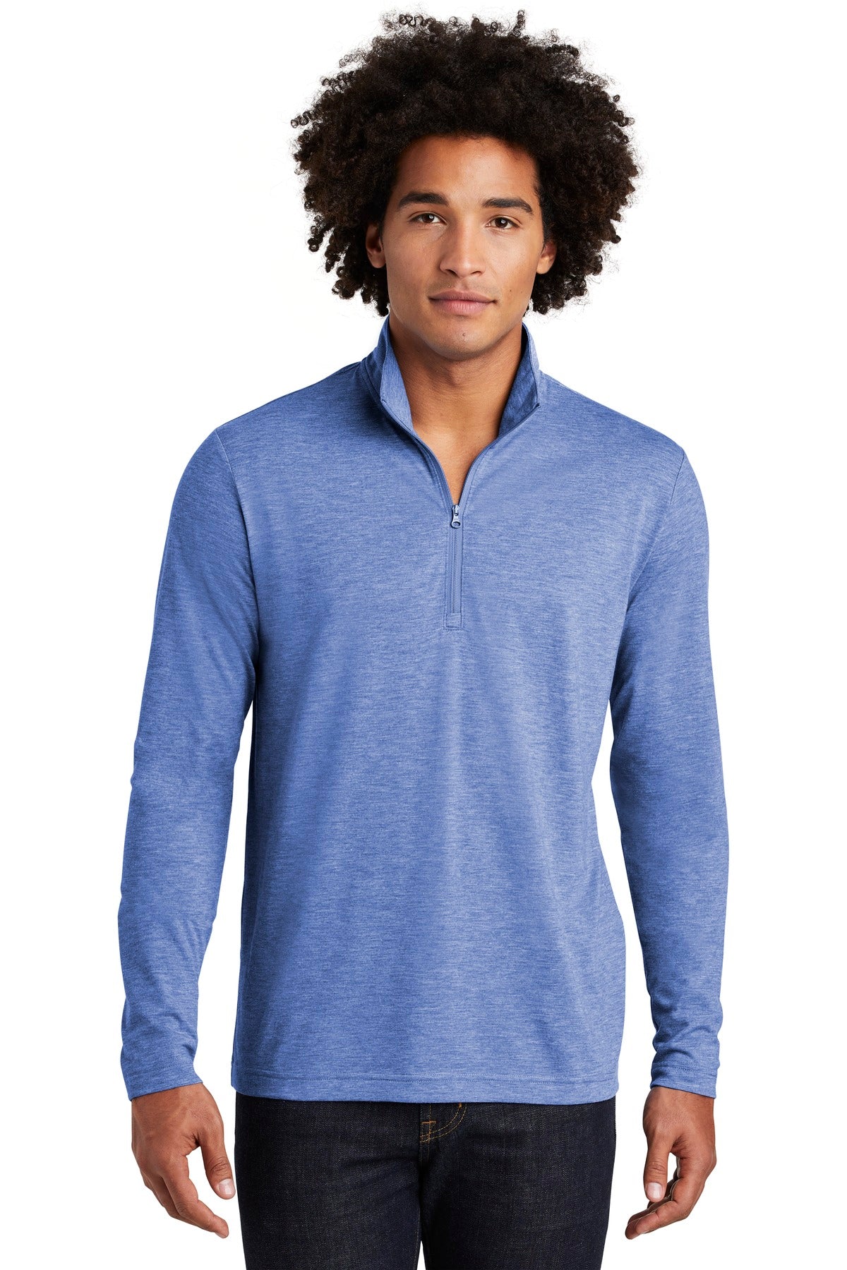 Sport-Tek® PosiCharge® Tri-Blend Wicking 1/4-Zip Pullover