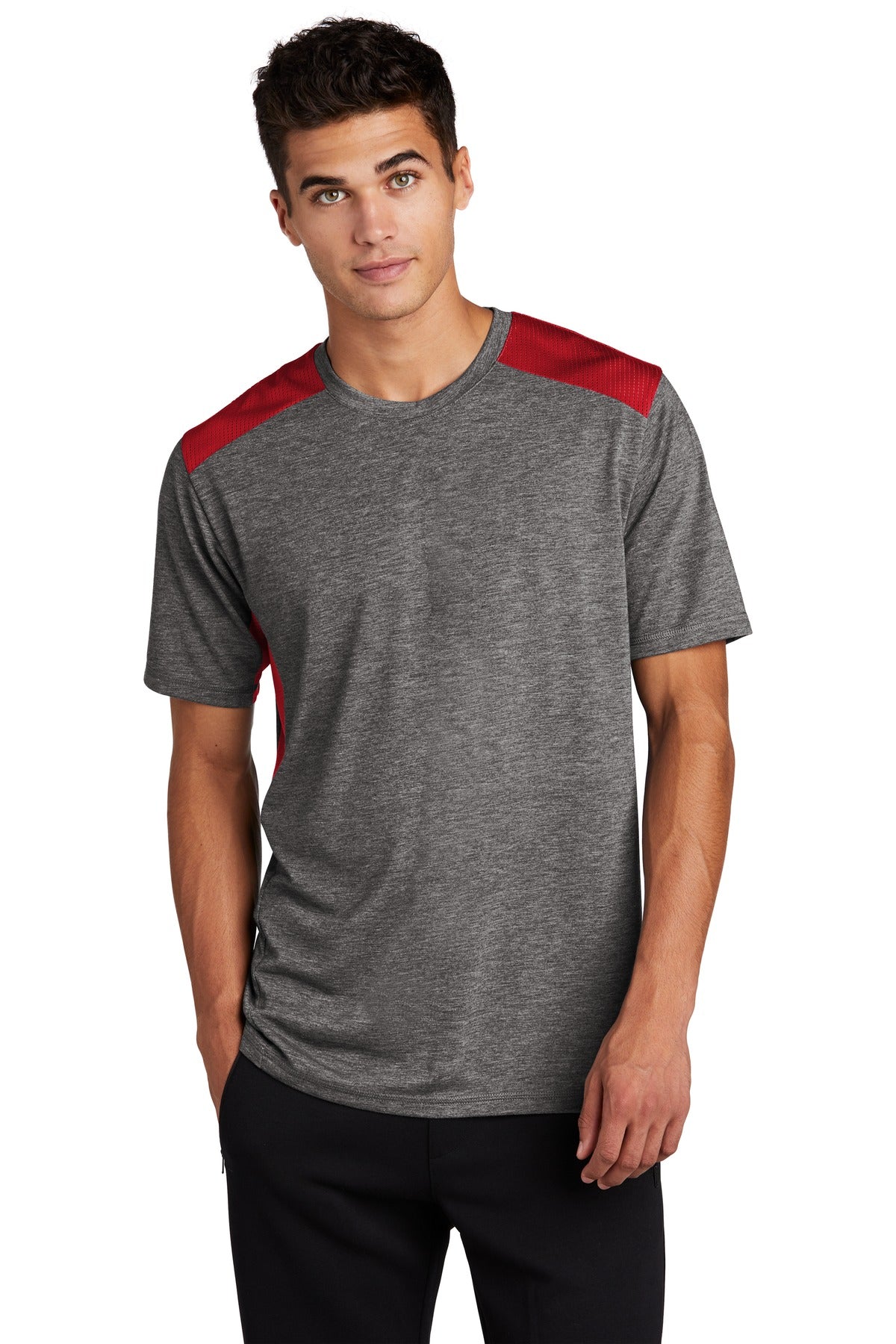 Sport-Tek® PosiCharge® Tri-Blend Wicking Draft Tee