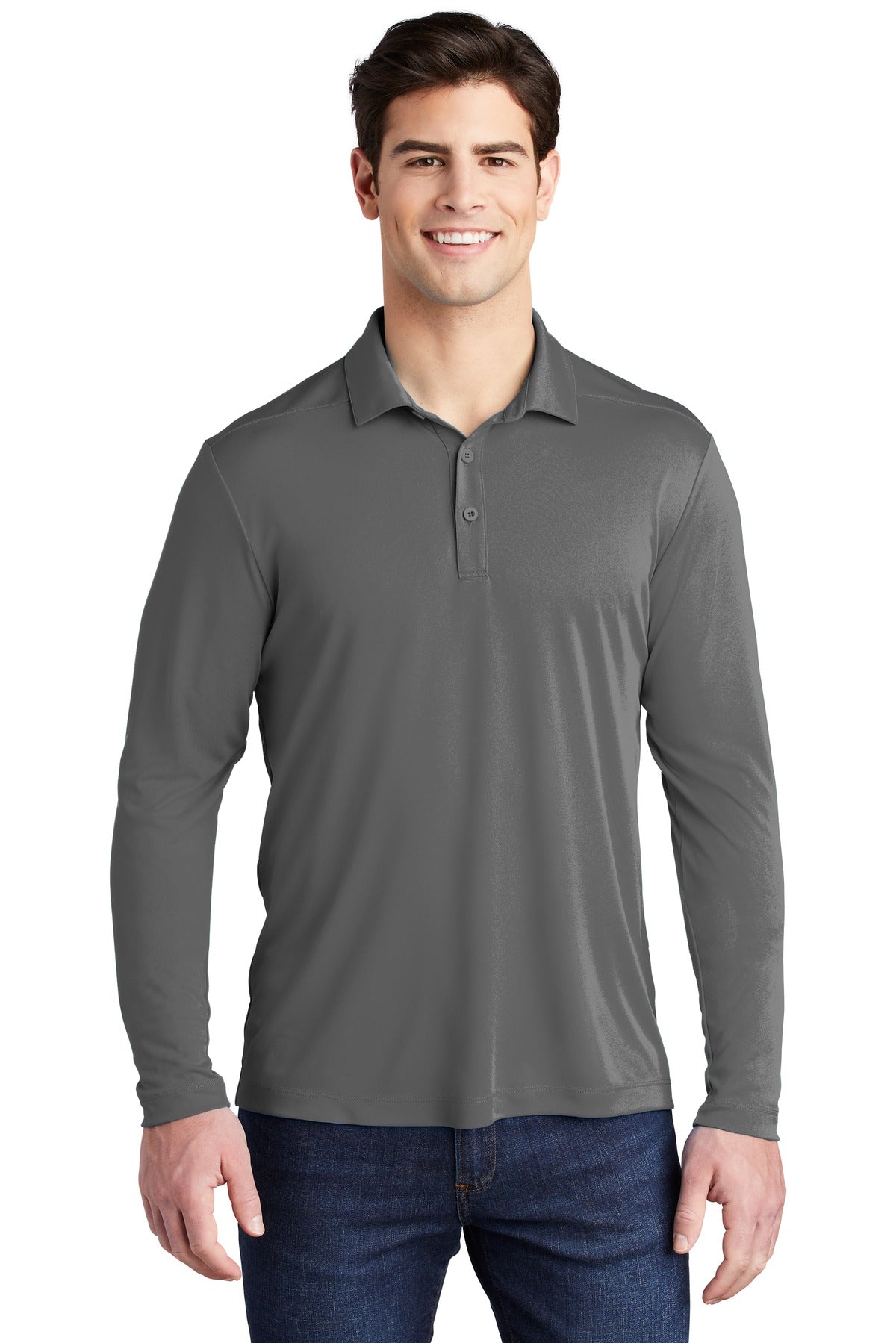 Sport-Tek® Posi-UV® Pro Long Sleeve Polo