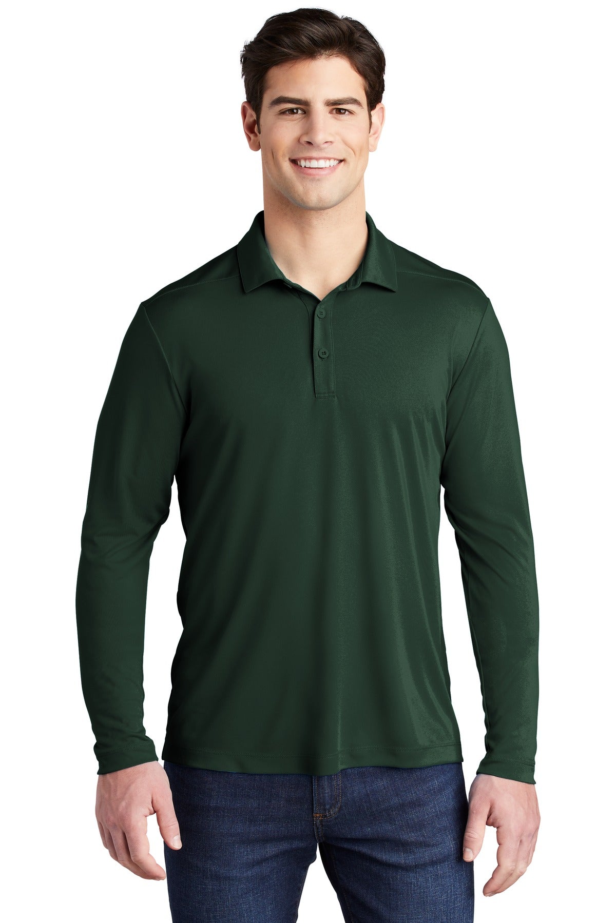 Sport-Tek® Posi-UV® Pro Long Sleeve Polo