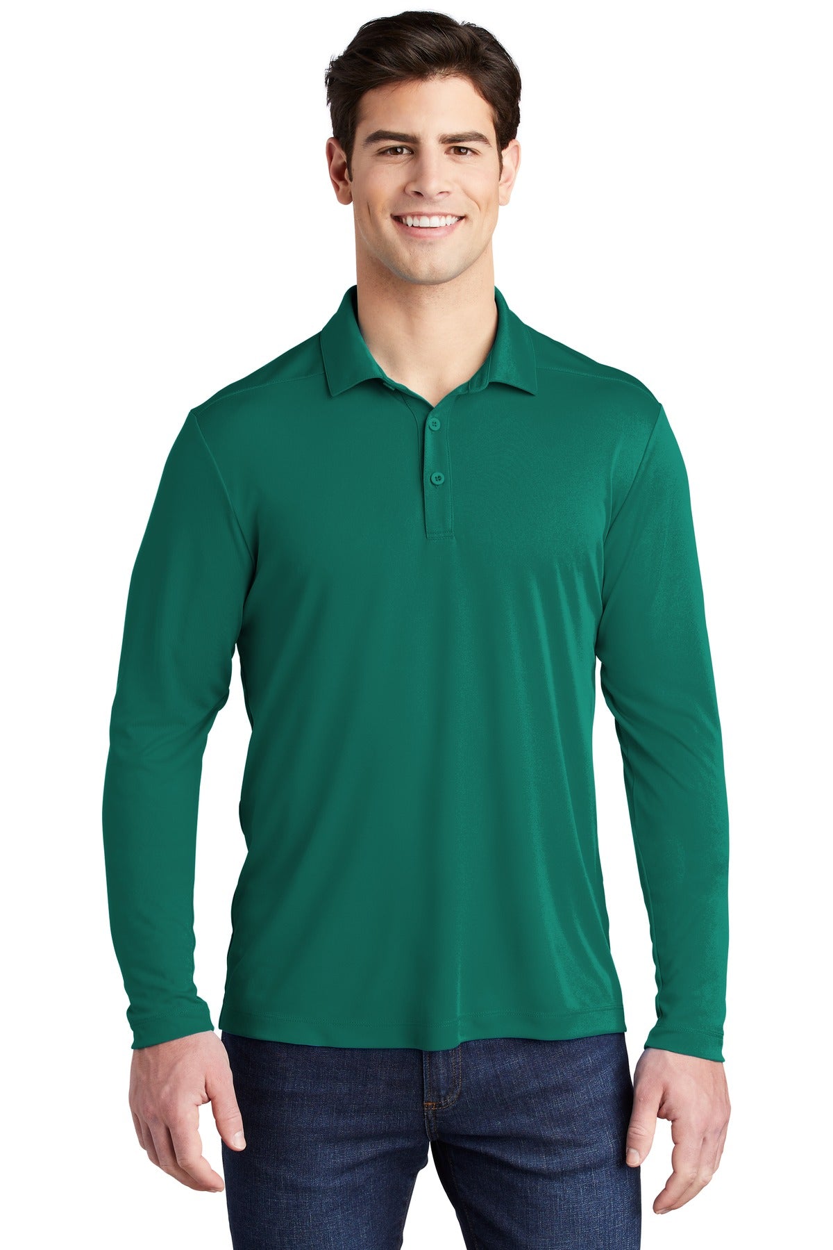 Sport-Tek® Posi-UV® Pro Long Sleeve Polo