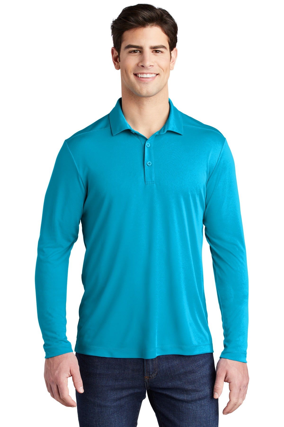 Sport-Tek® Posi-UV® Pro Long Sleeve Polo