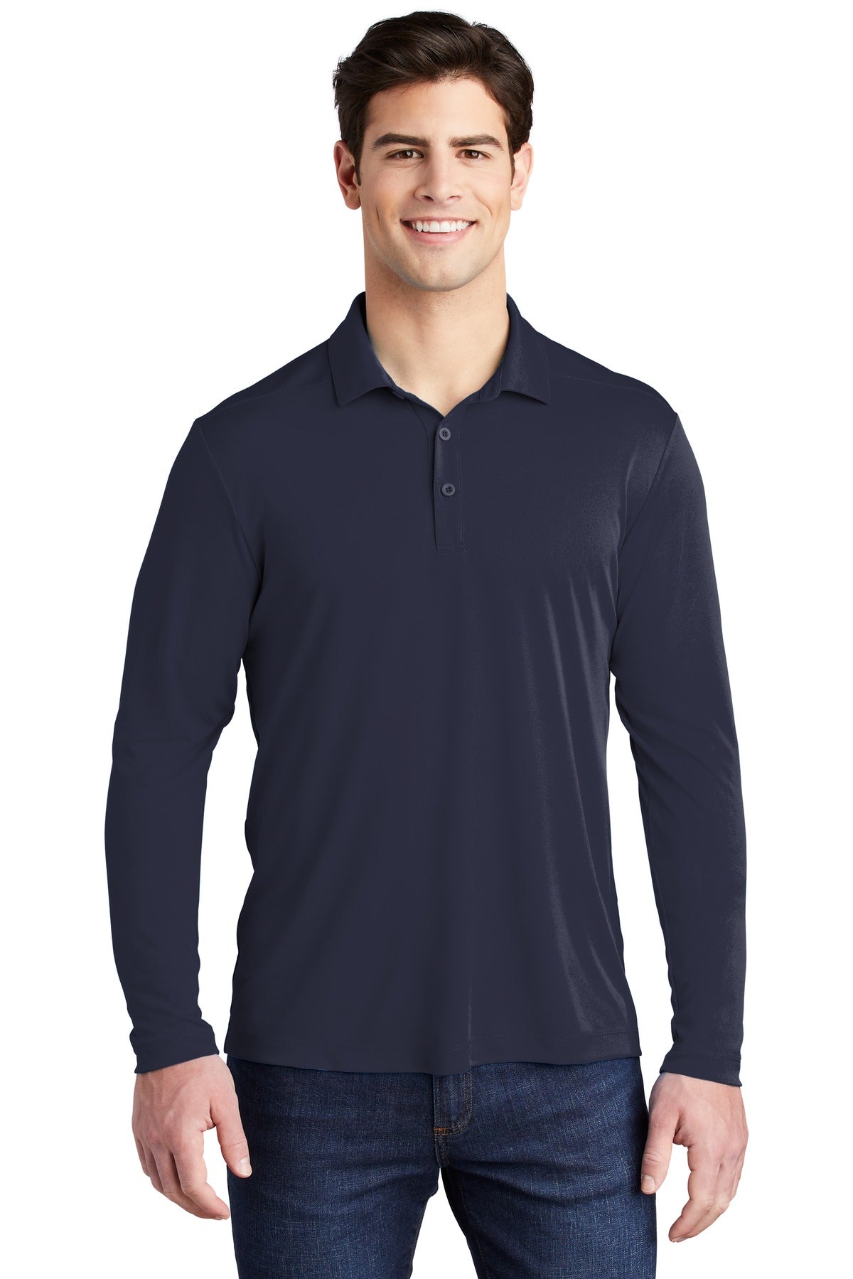 Sport-Tek® Posi-UV® Pro Long Sleeve Polo