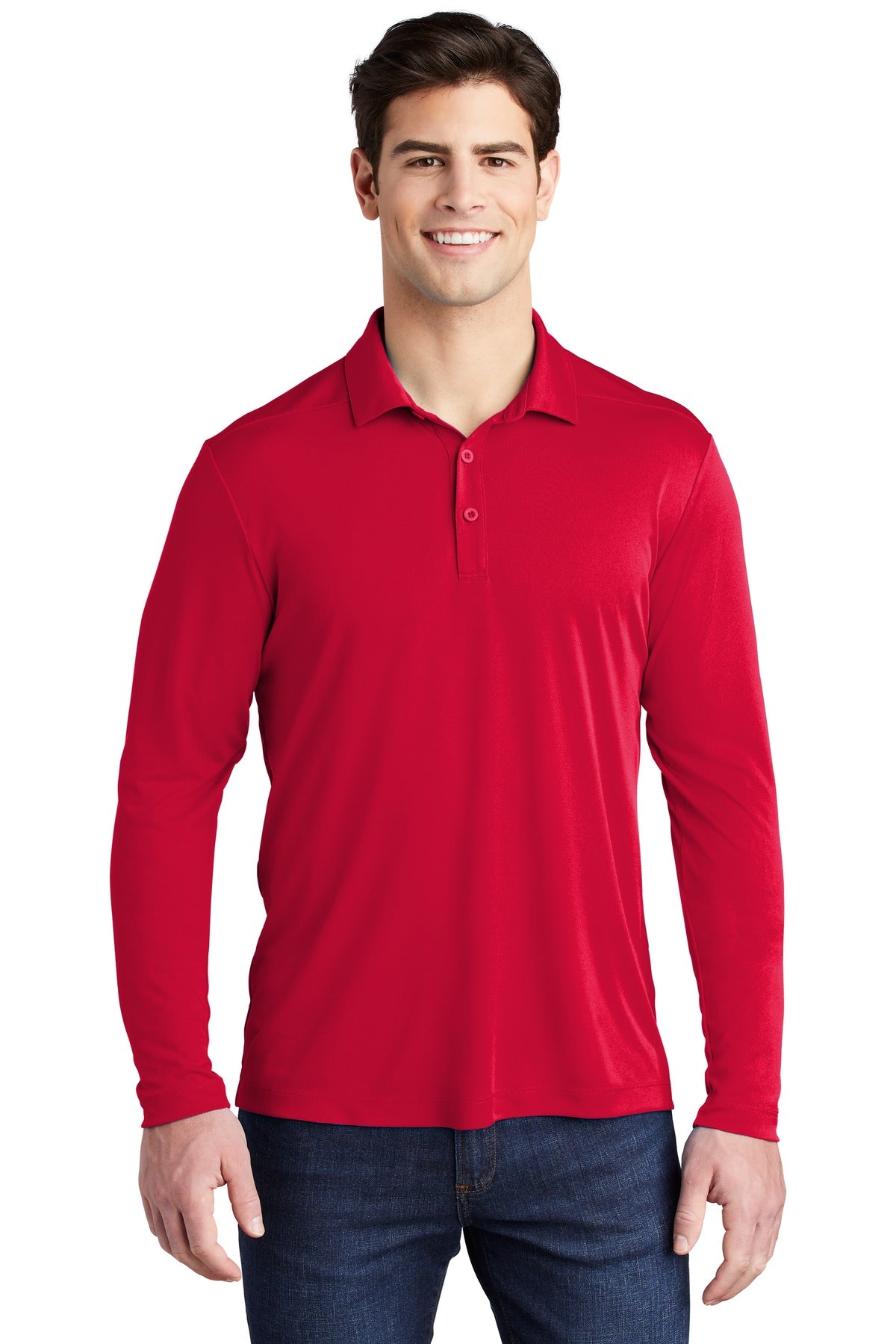 Sport-Tek® Posi-UV® Pro Long Sleeve Polo