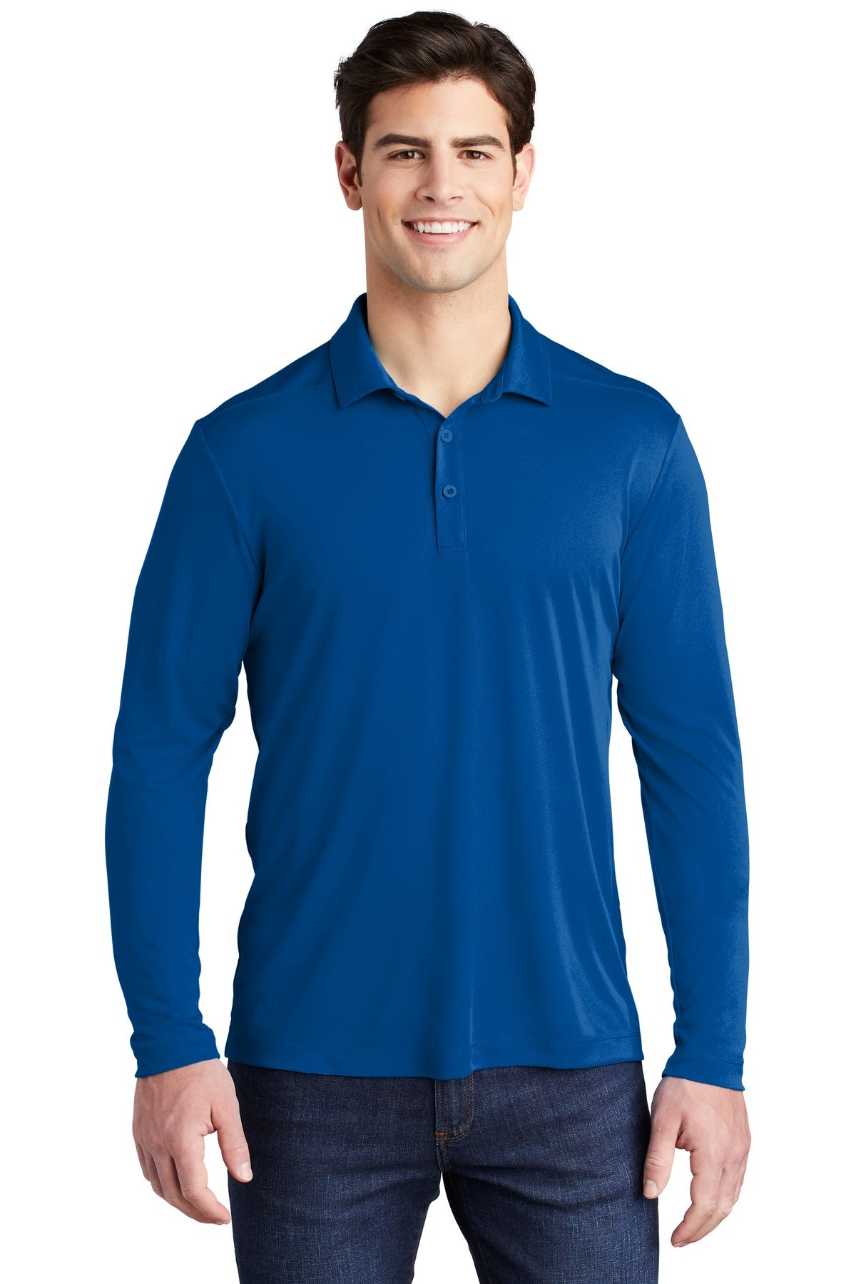 Sport-Tek® Posi-UV® Pro Long Sleeve Polo
