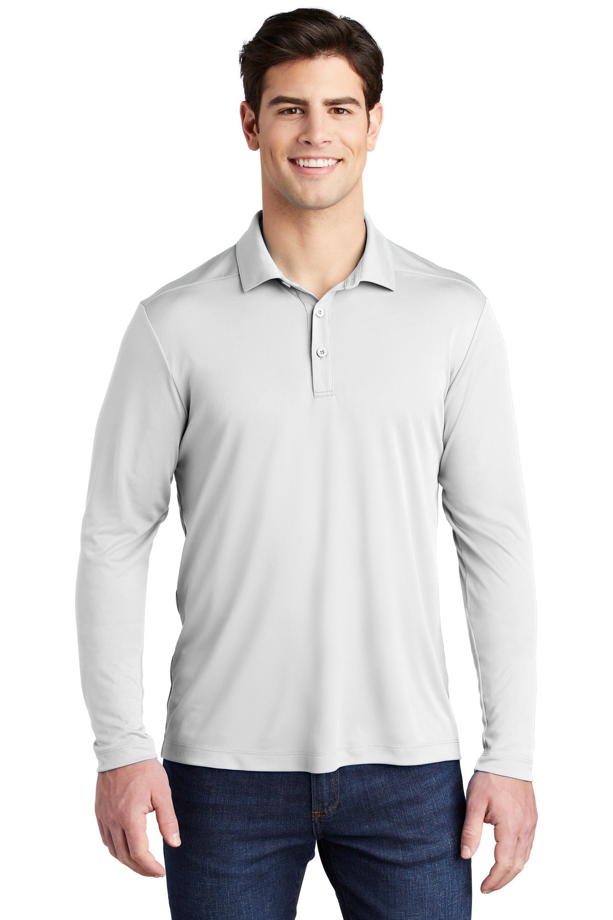 Sport-Tek® Posi-UV® Pro Long Sleeve Polo
