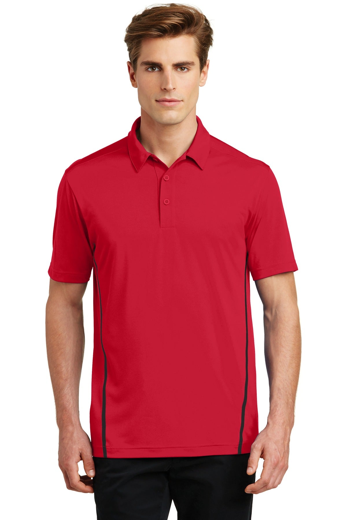 Sport-Tek® Contrast PosiCharge® Tough Polo®