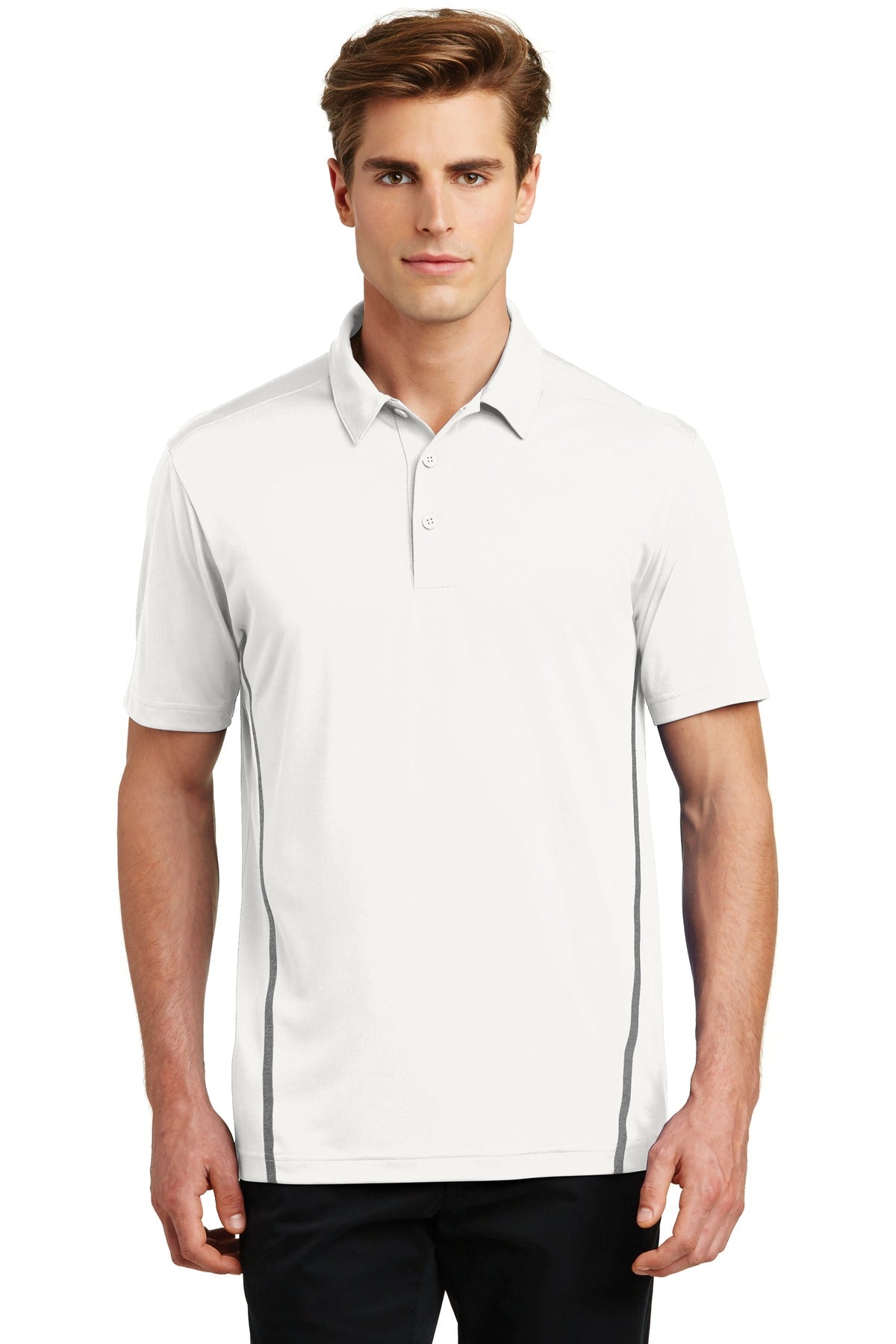 Sport-Tek® Contrast PosiCharge® Tough Polo®