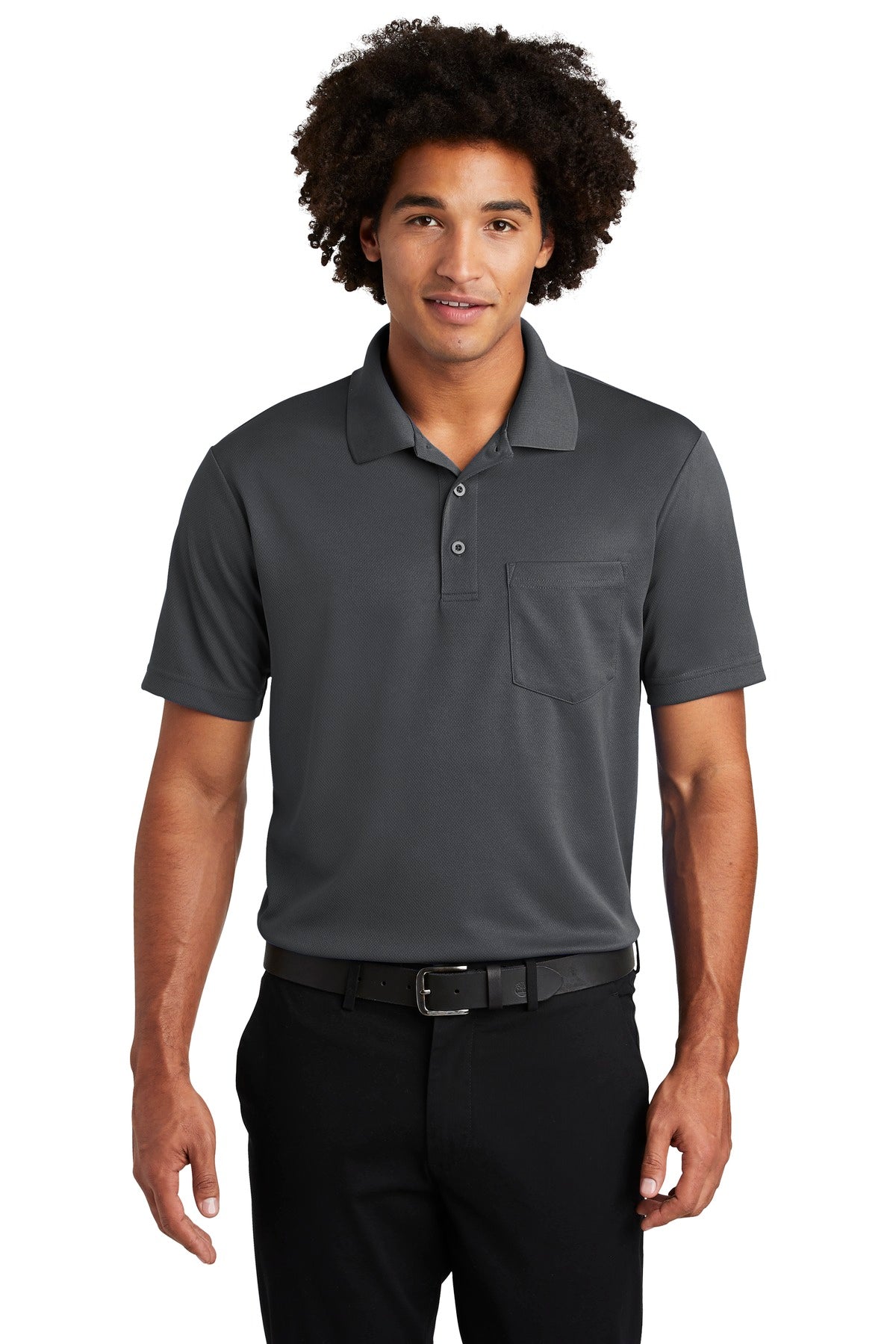 Sport-Tek® PosiCharge® RacerMesh® Pocket Polo