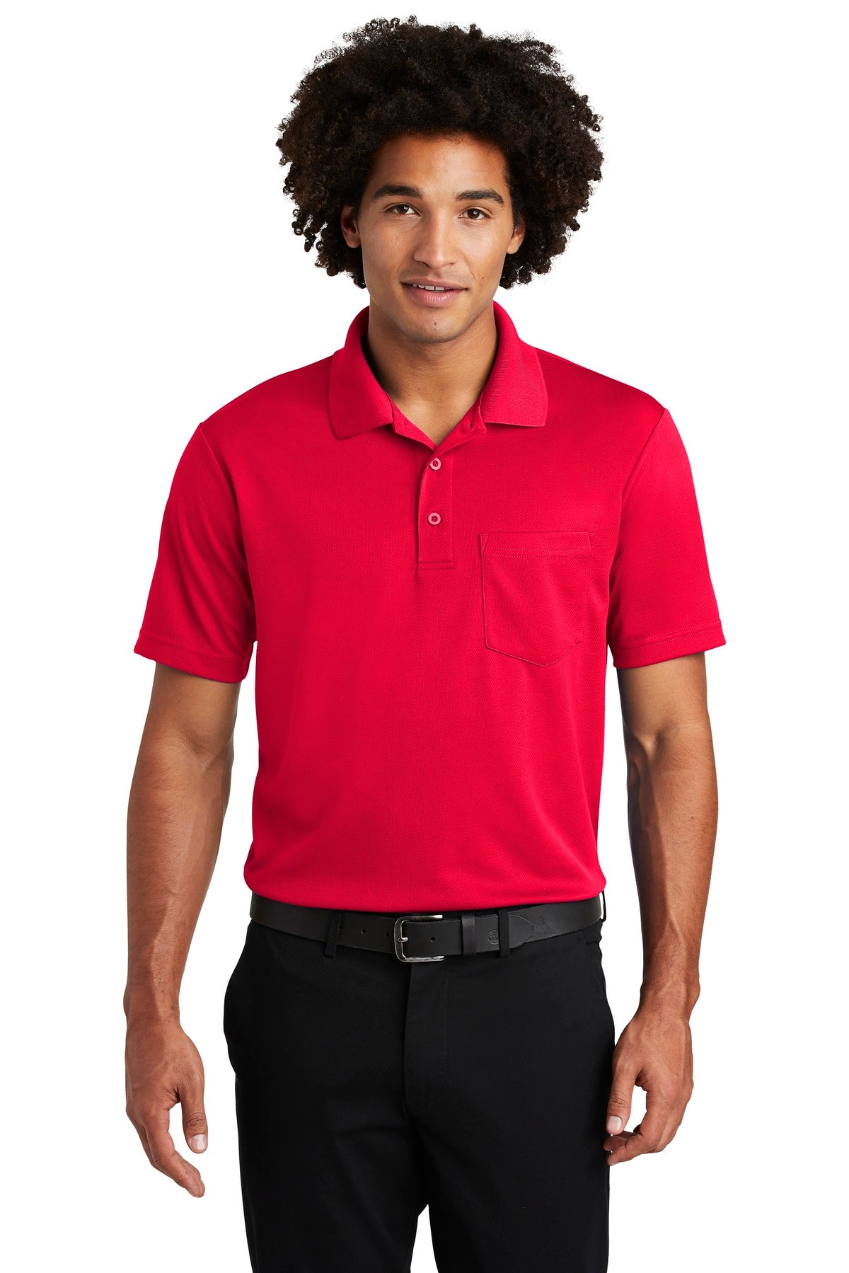 Sport-Tek® PosiCharge® RacerMesh® Pocket Polo