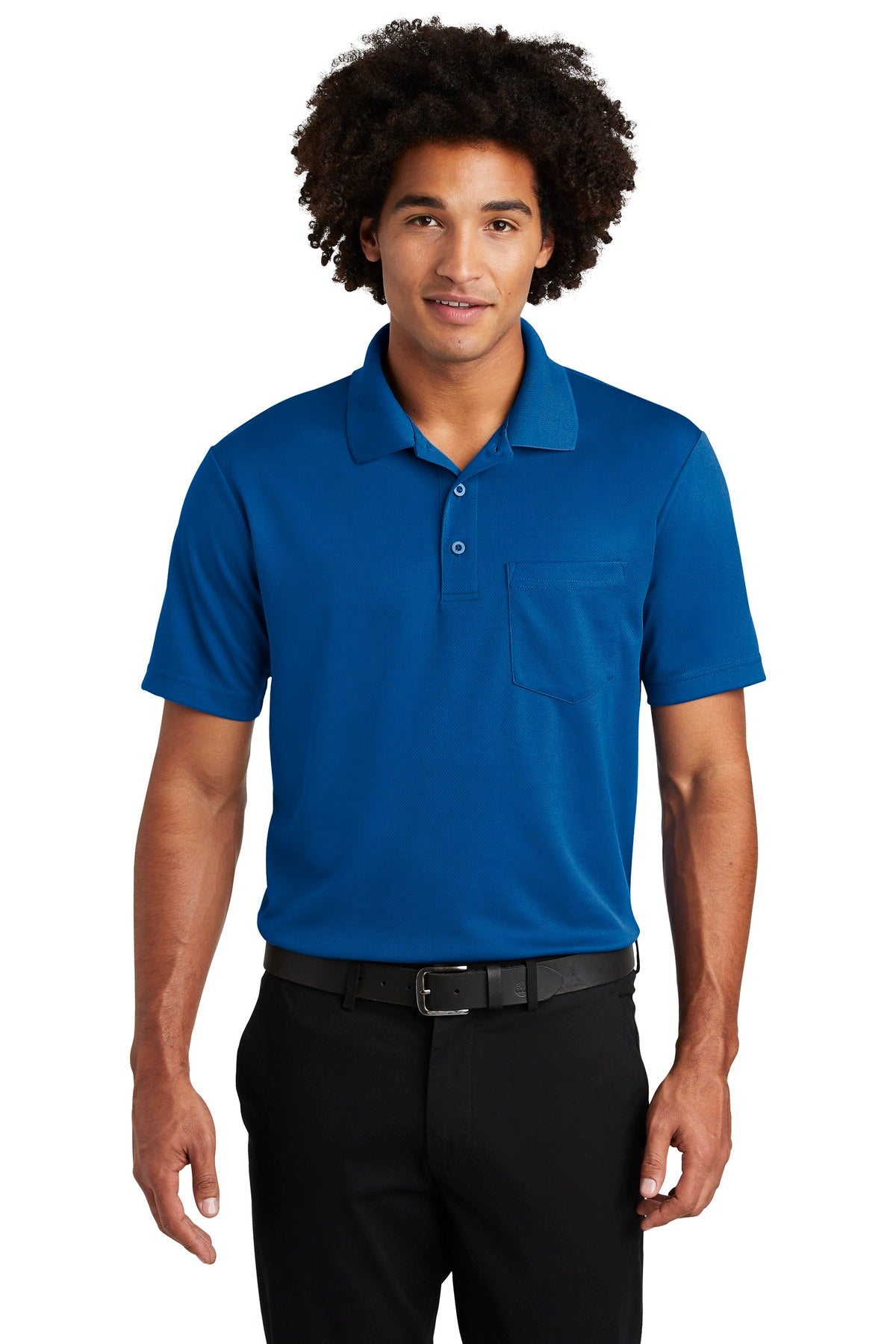 Sport-Tek® PosiCharge® RacerMesh® Pocket Polo