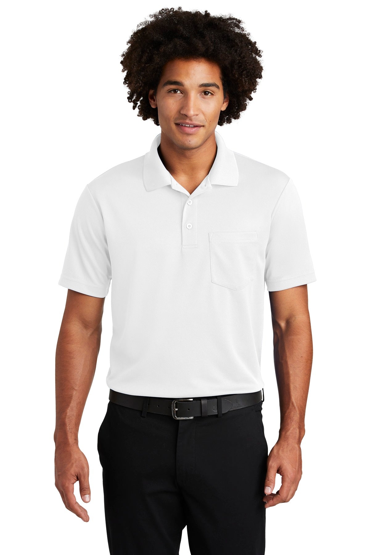Sport-Tek® PosiCharge® RacerMesh® Pocket Polo