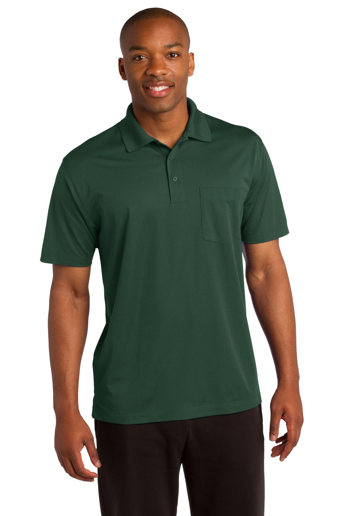 Sport-Tek® Micropique Sport-Wick® Pocket Polo