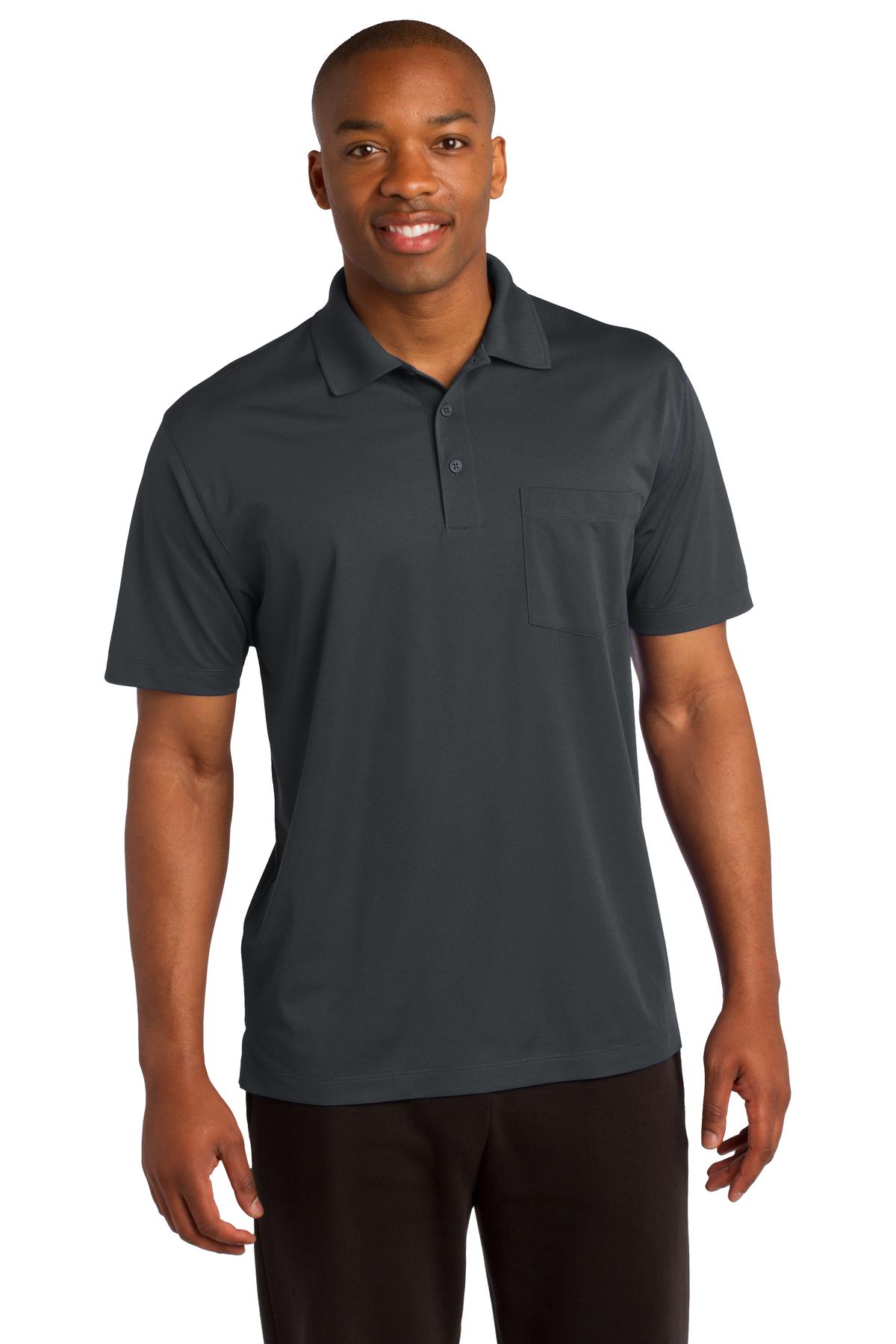 Sport-Tek® Micropique Sport-Wick® Pocket Polo