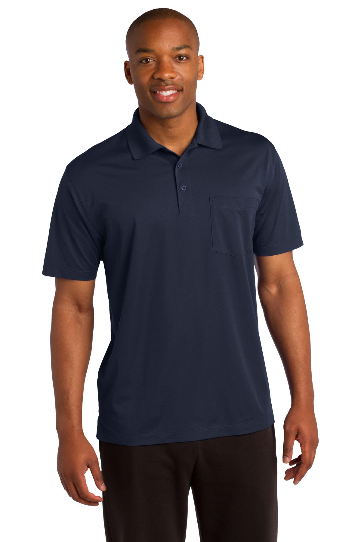 Sport-Tek® Micropique Sport-Wick® Pocket Polo