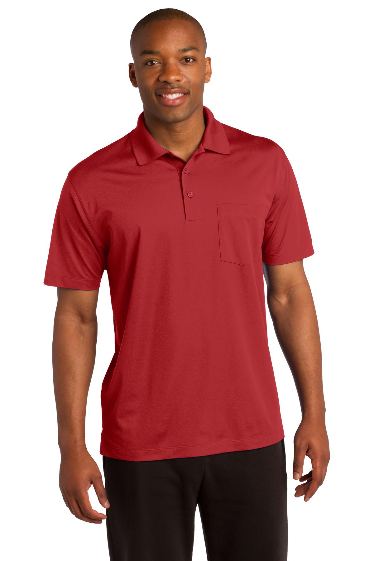 Sport-Tek® Micropique Sport-Wick® Pocket Polo