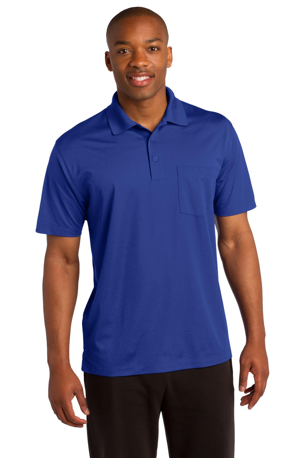 Sport-Tek® Micropique Sport-Wick® Pocket Polo