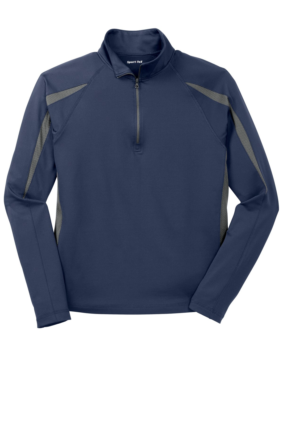 Sport-Tek® Sport-Wick® Stretch 1/2-Zip Colorblock Pullover