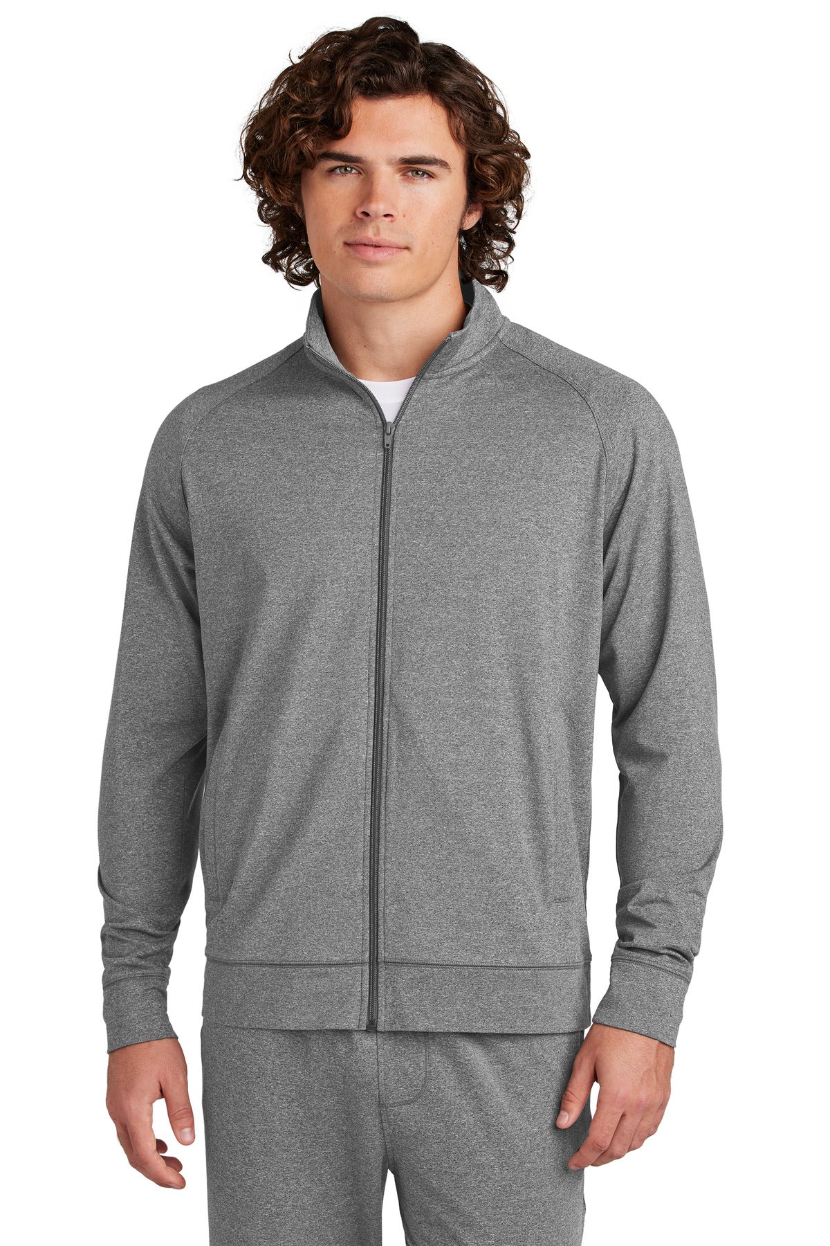 Sport-Tek® Sport-Wick® Stretch Full-Zip Cadet Jacket