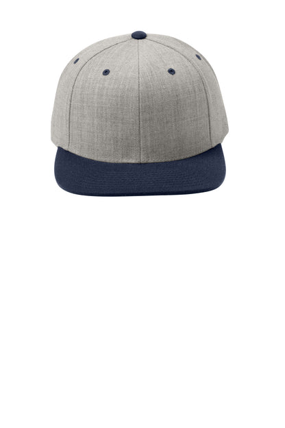 Sport-Tek® YP Classics® Flat Bill Snapback Cap
