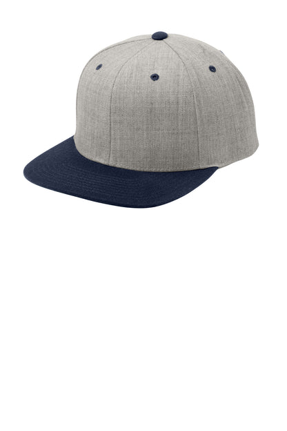 Sport-Tek® YP Classics® Flat Bill Snapback Cap