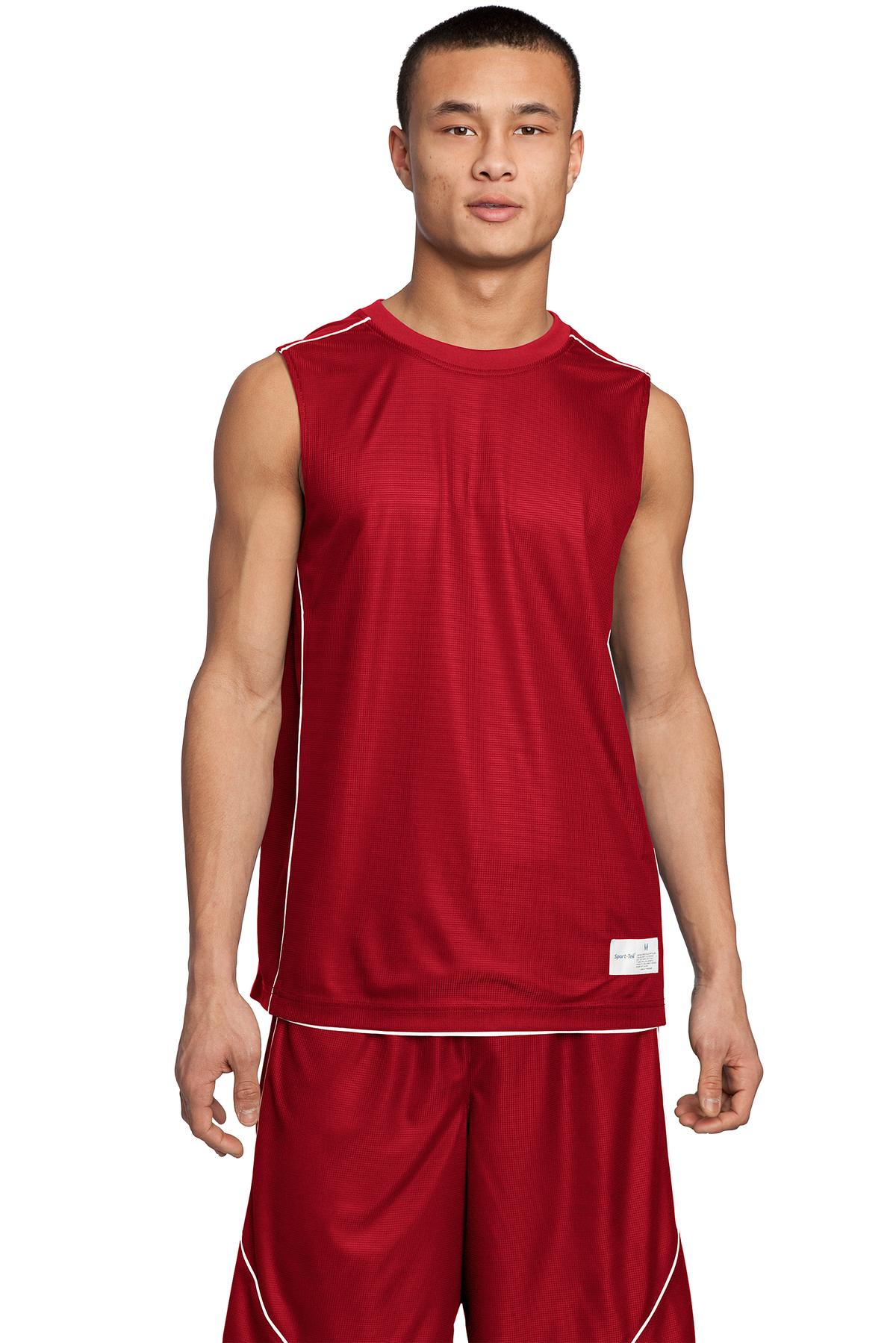 Sport-Tek® PosiCharge® Mesh Reversible Sleeveless Tee