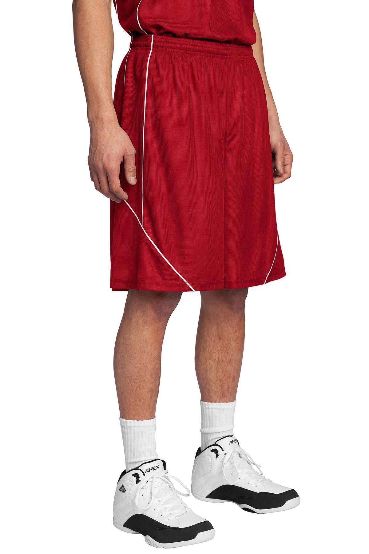 Sport-Tek® PosiCharge® Mesh Reversible Spliced Short