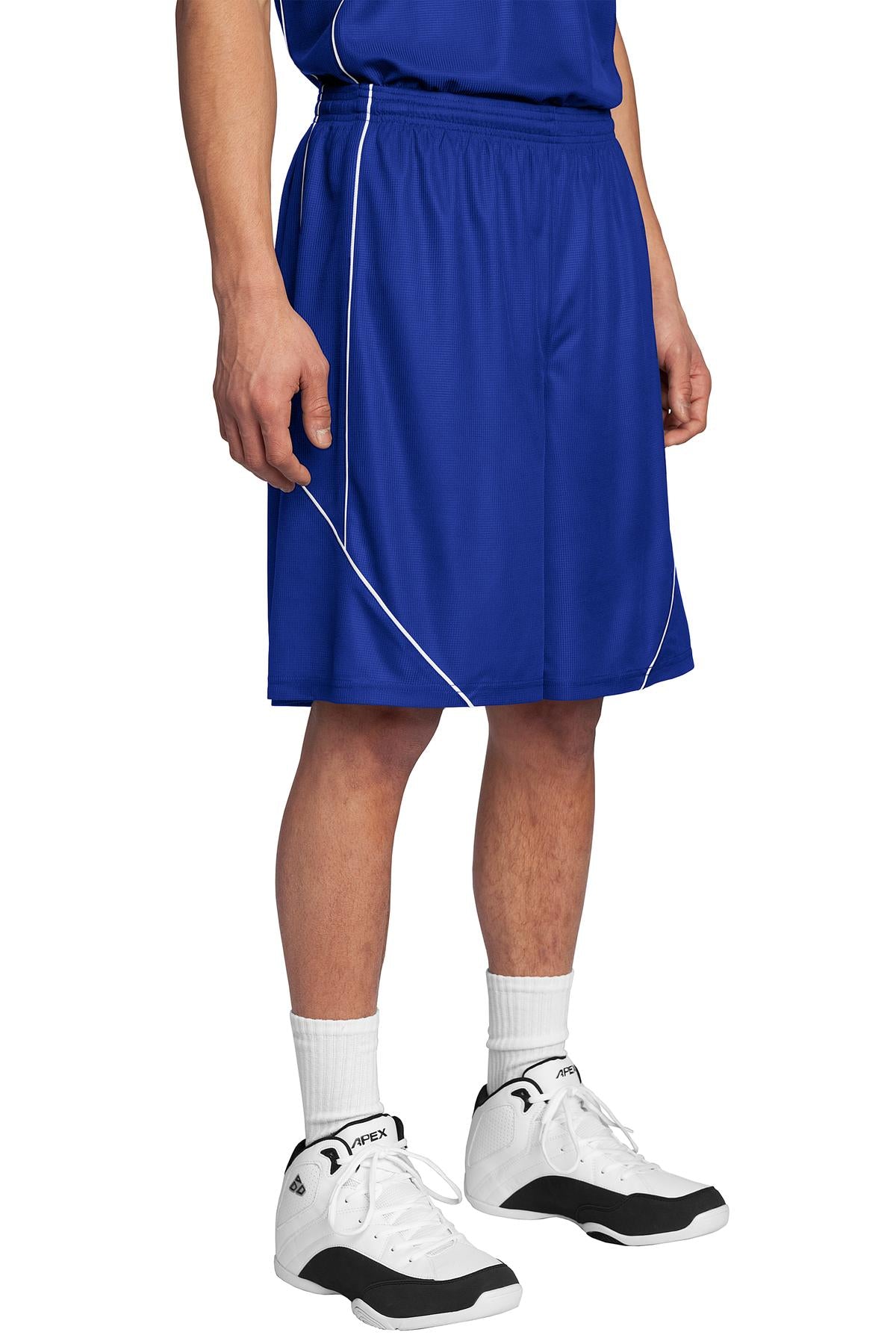 Sport-Tek® PosiCharge® Mesh Reversible Spliced Short