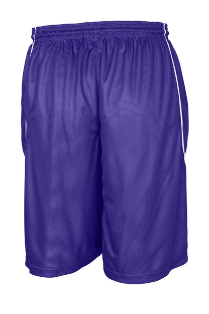 DISCONTINUED - Sport-Tek® Youth PosiCharge® Mesh Reversible Spliced Short YT565