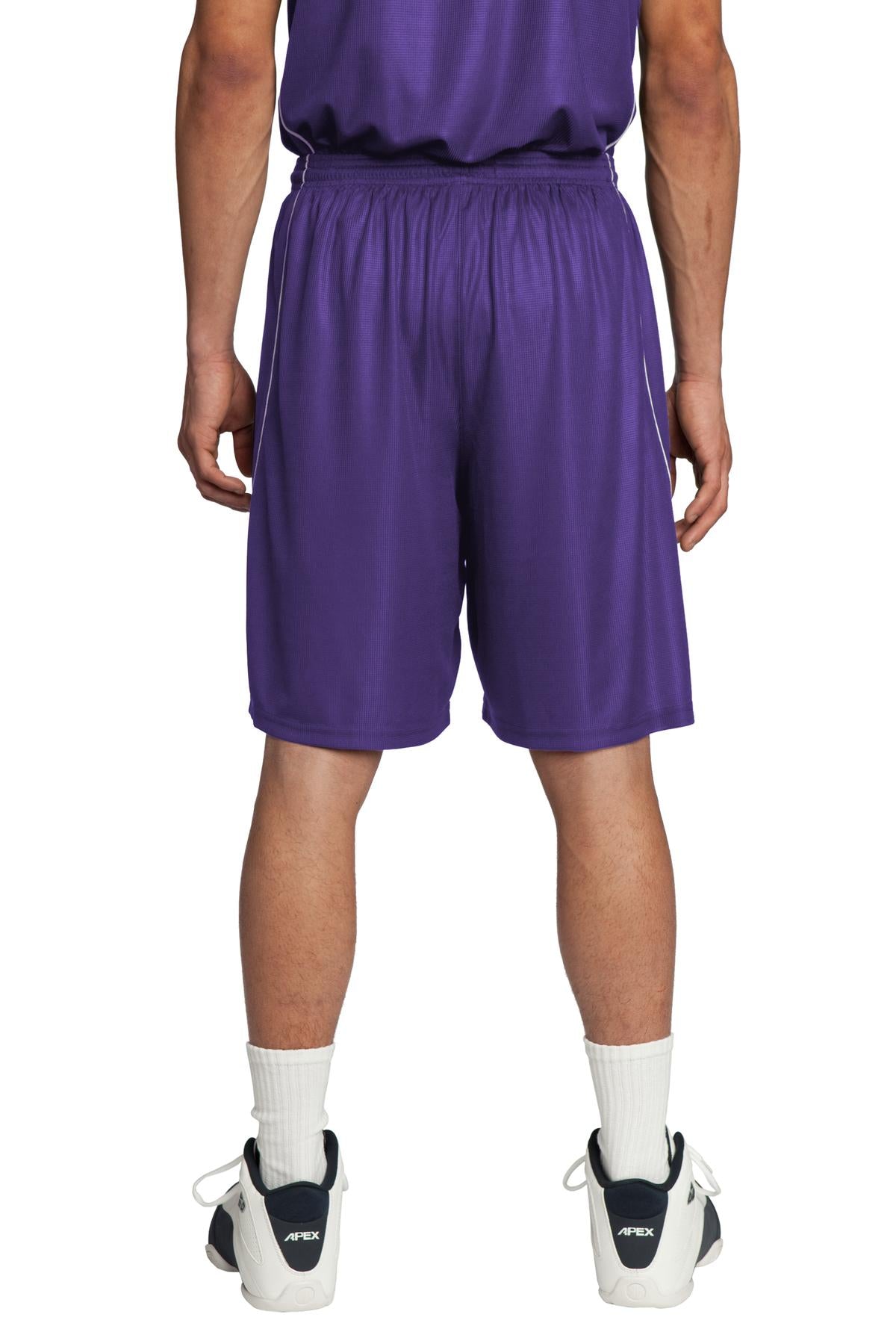 Sport-Tek® PosiCharge® Mesh Reversible Spliced Short