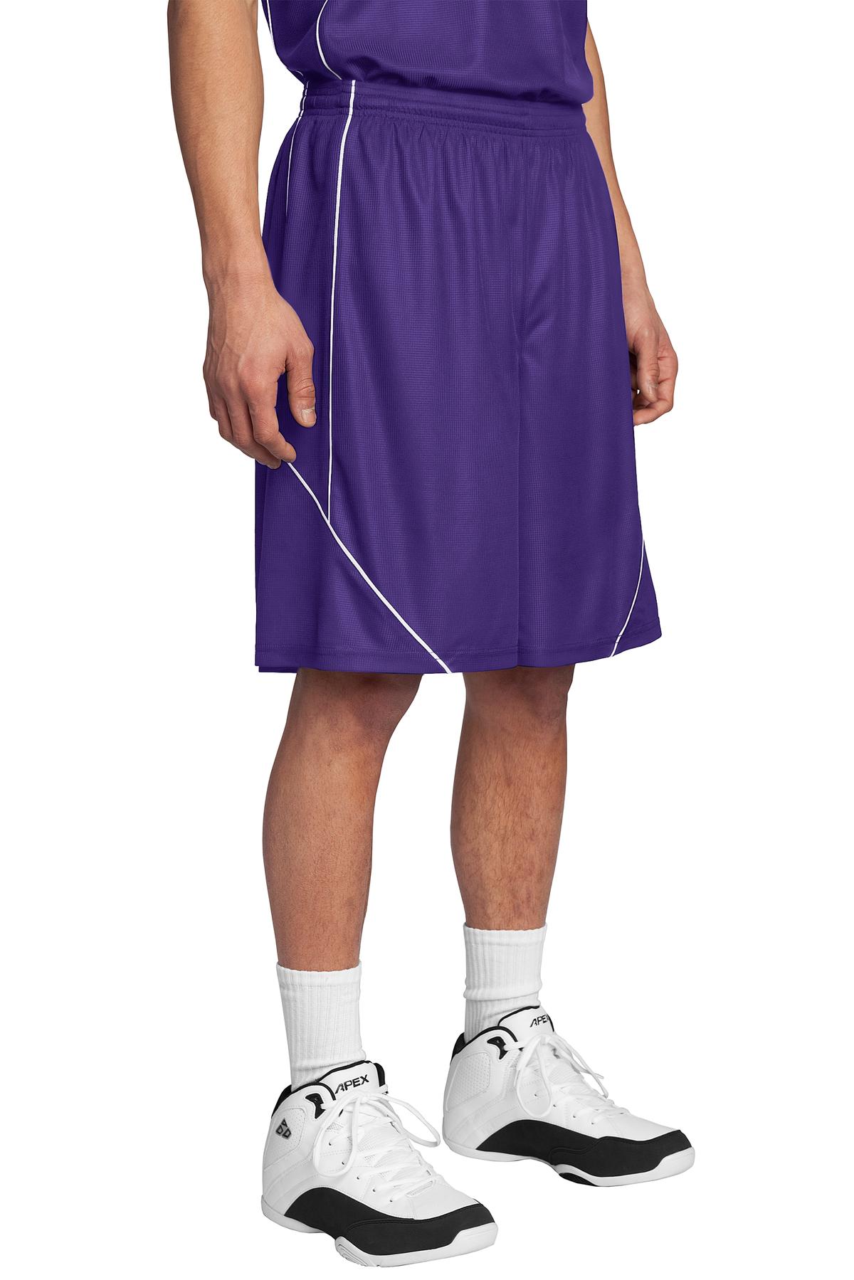 Sport-Tek® PosiCharge® Mesh Reversible Spliced Short