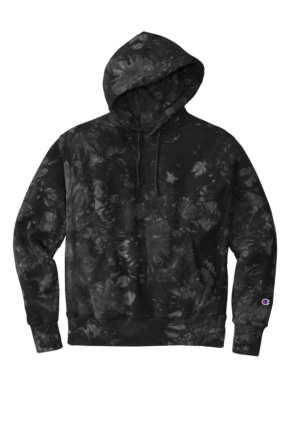 Champion® Reverse Weave® Scrunch-Dye Tie-Dye Hooded Sweatshirt