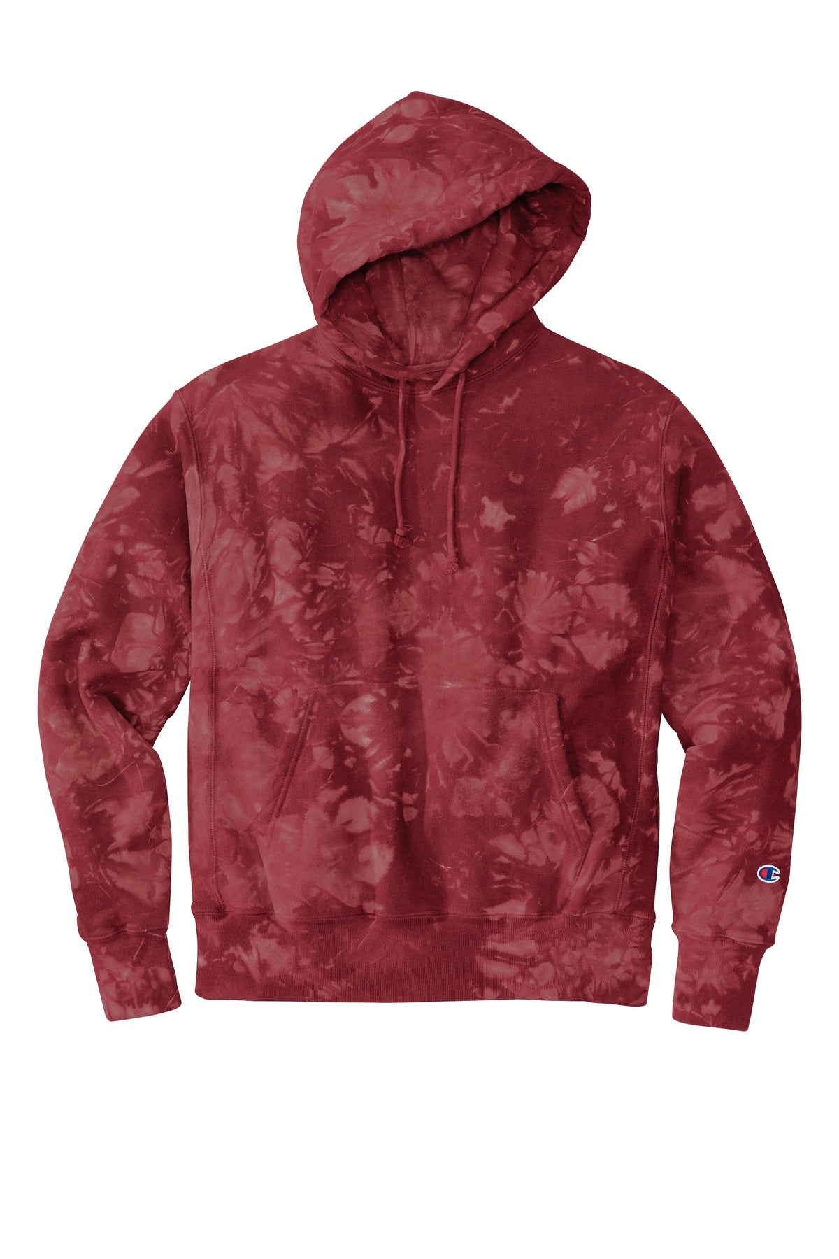 Champion® Reverse Weave® Scrunch-Dye Tie-Dye Hooded Sweatshirt