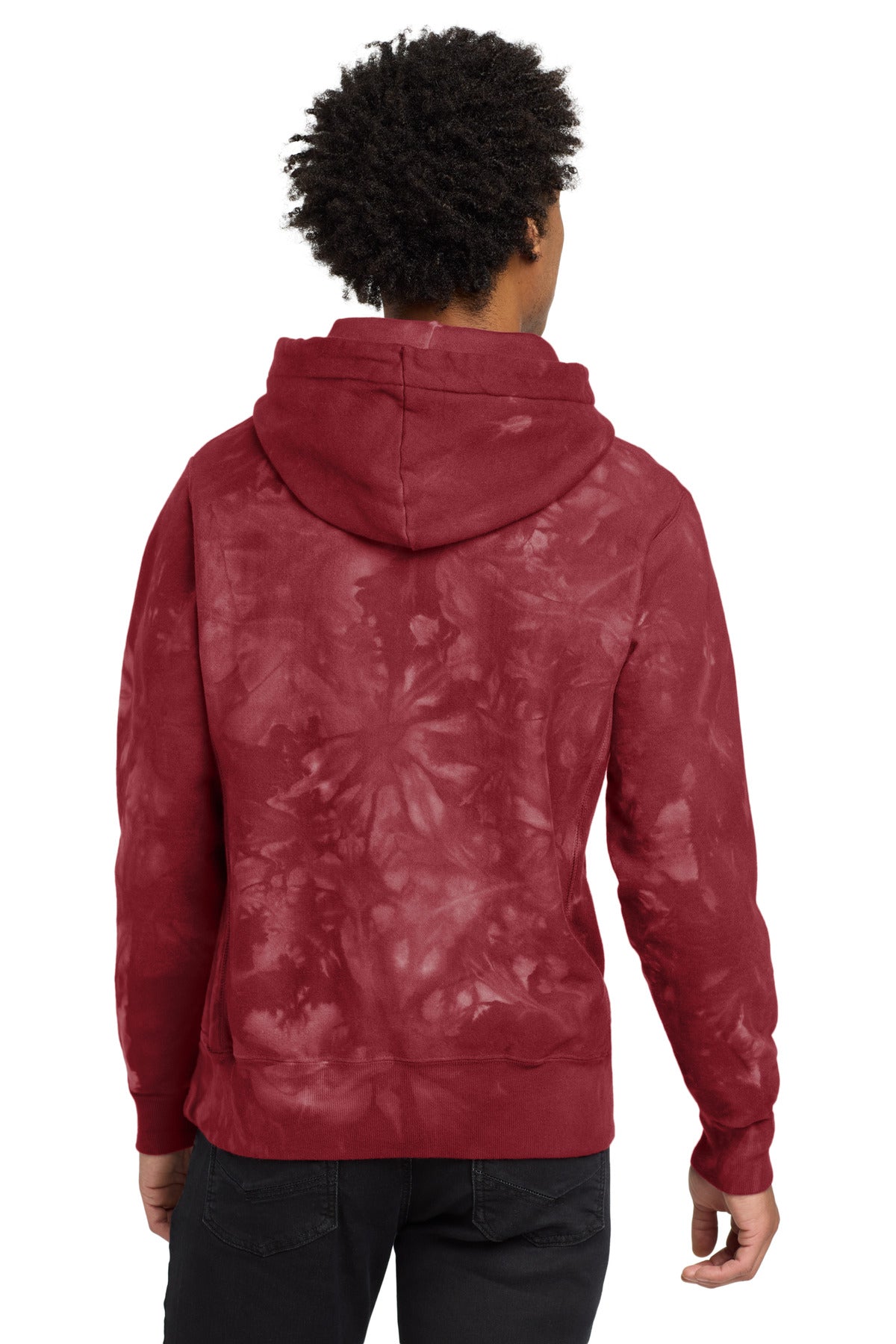 Champion® Reverse Weave® Scrunch-Dye Tie-Dye Hooded Sweatshirt