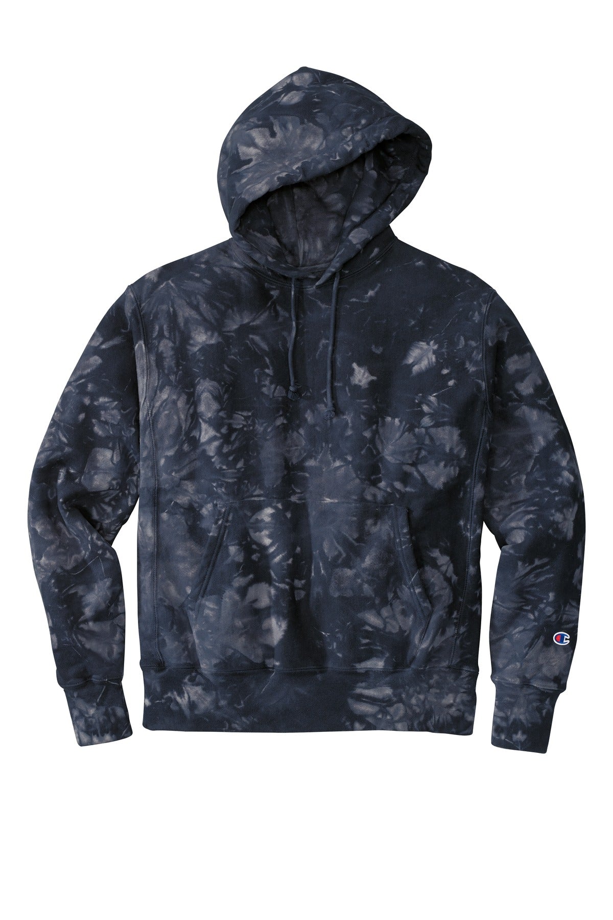 Champion® Reverse Weave® Scrunch-Dye Tie-Dye Hooded Sweatshirt
