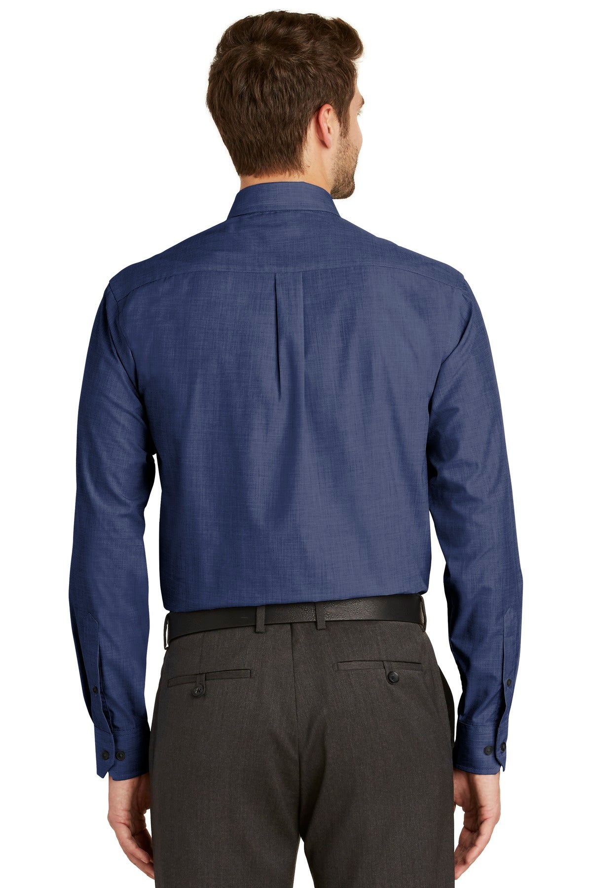 Port Authority® Tall Crosshatch Easy Care Shirt