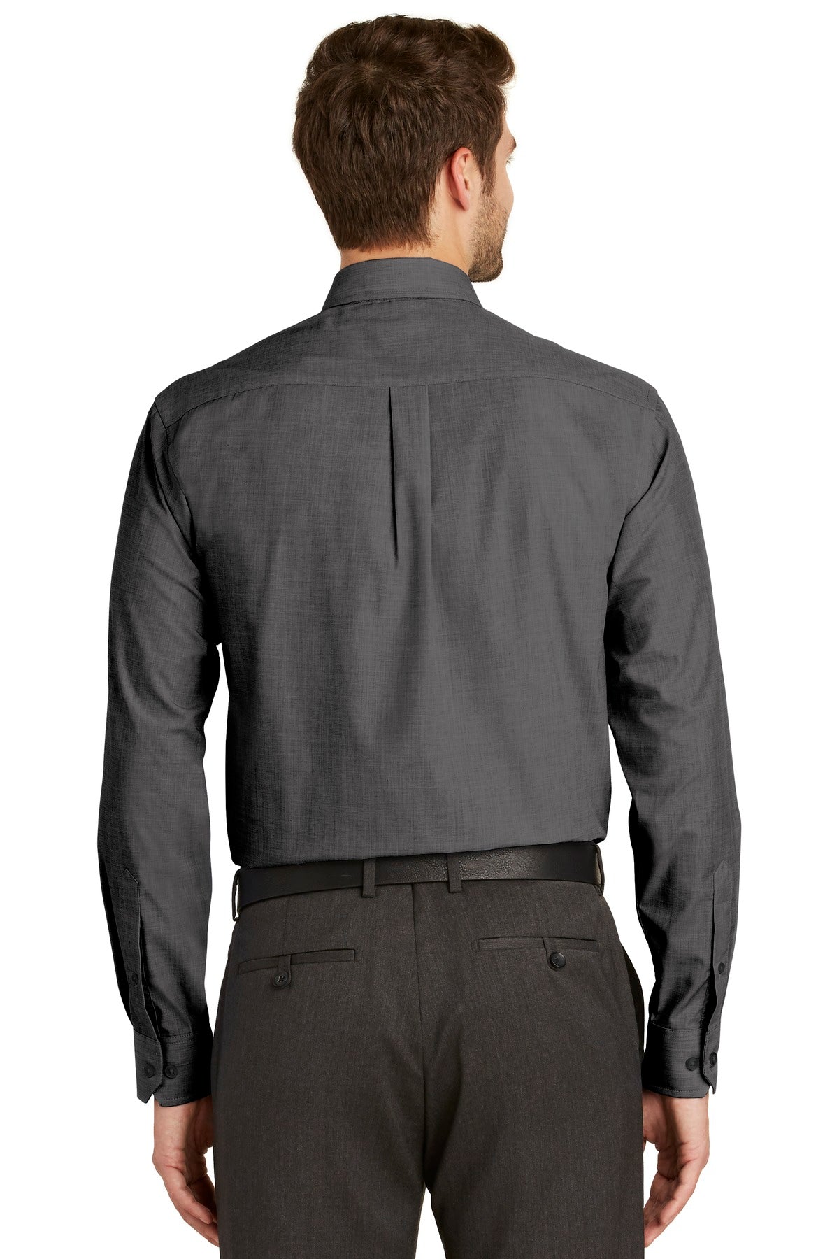 Port Authority® Tall Crosshatch Easy Care Shirt
