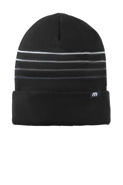LEDGERWAY TravisMathew Striped Cuffed Beanie