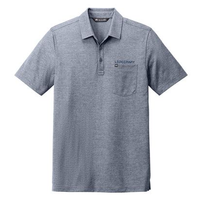 LEDGERWAY TravisMathew Oceanside Heather Pocket Polo