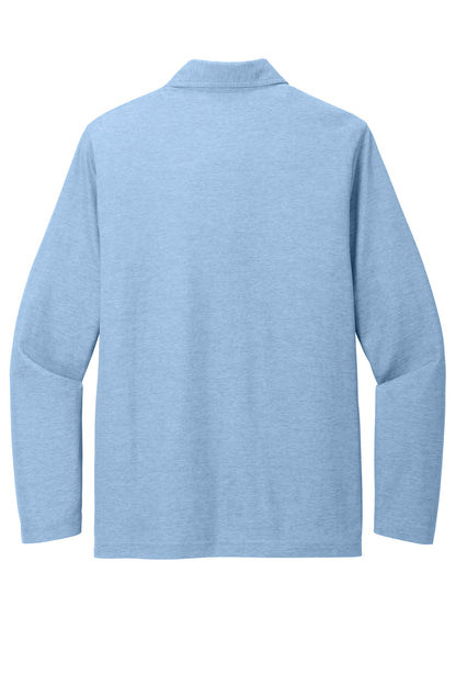 TravisMathew Oceanside Heather Long Sleeve Polo