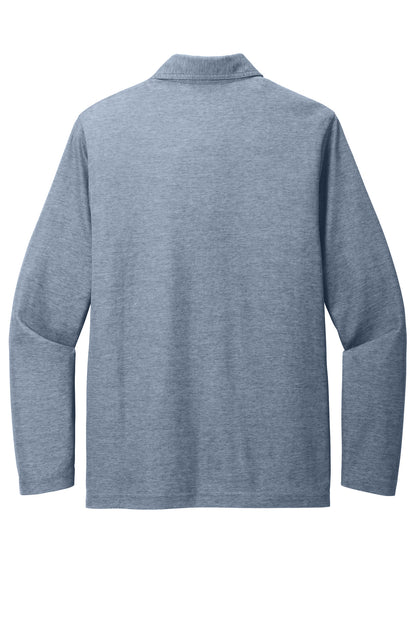 TravisMathew Oceanside Heather Long Sleeve Polo