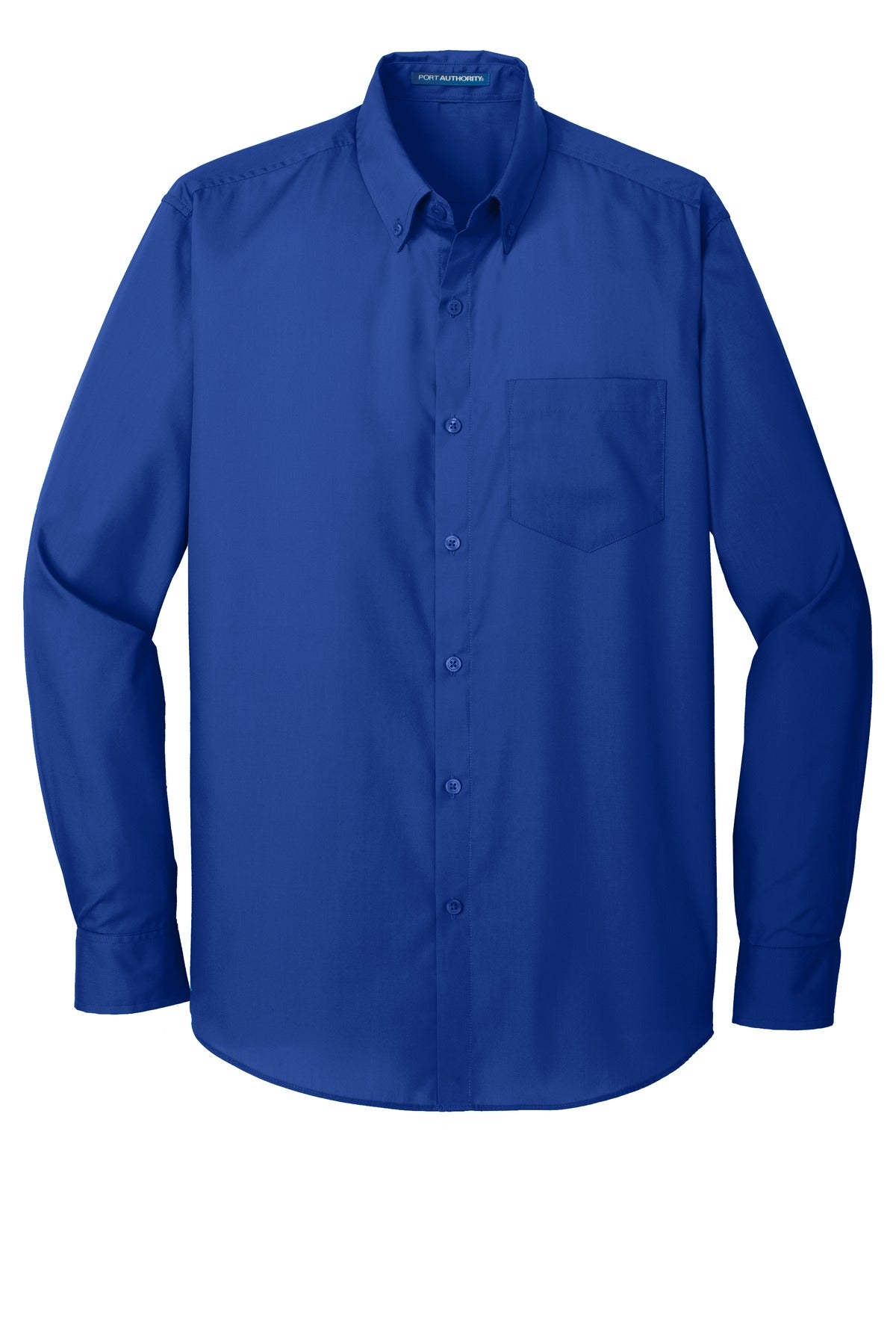 Port Authority® Tall Long Sleeve Carefree Poplin Shirt