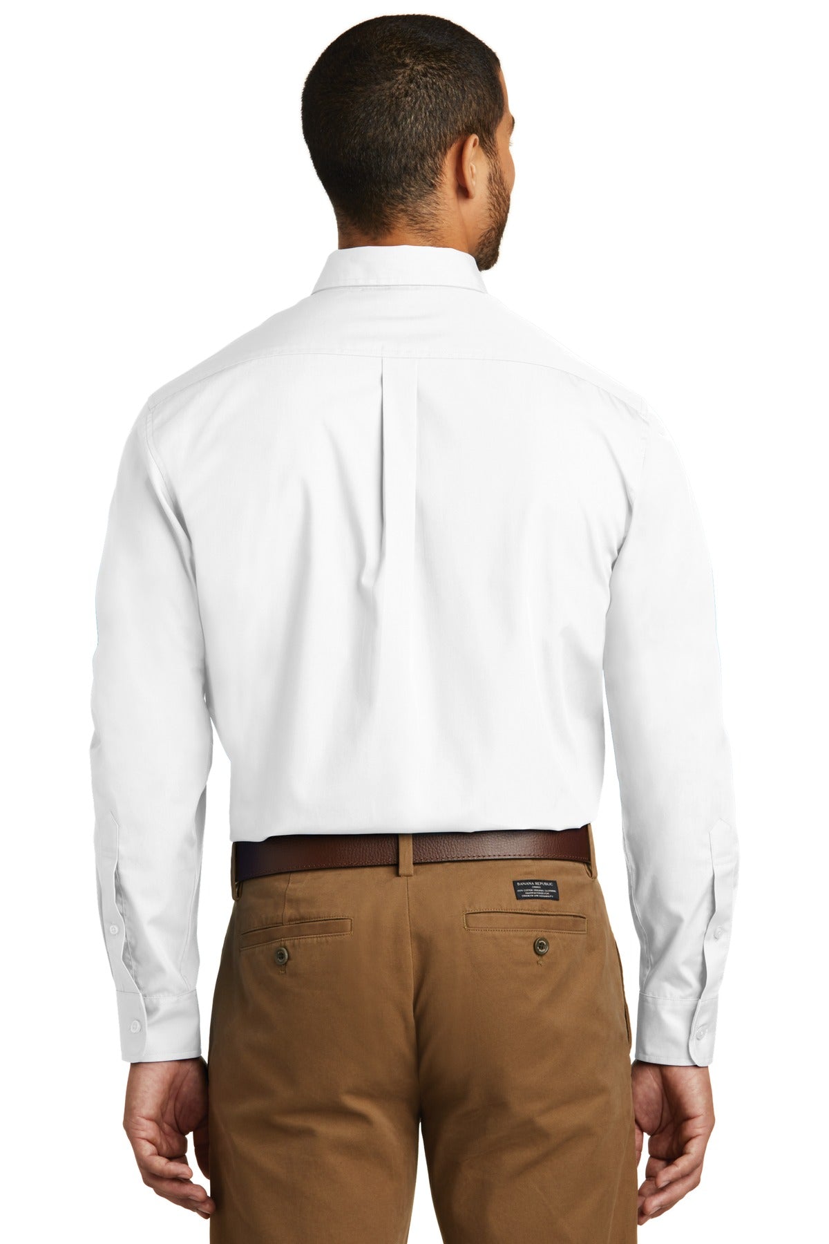 Port Authority® Tall Long Sleeve Carefree Poplin Shirt
