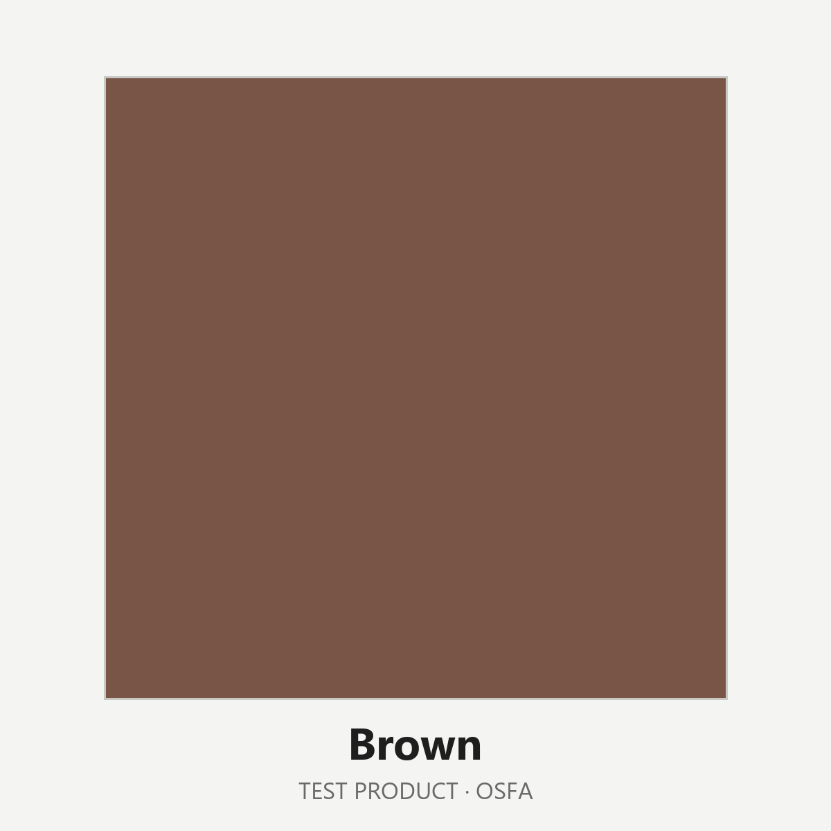 Test Everything - Brown