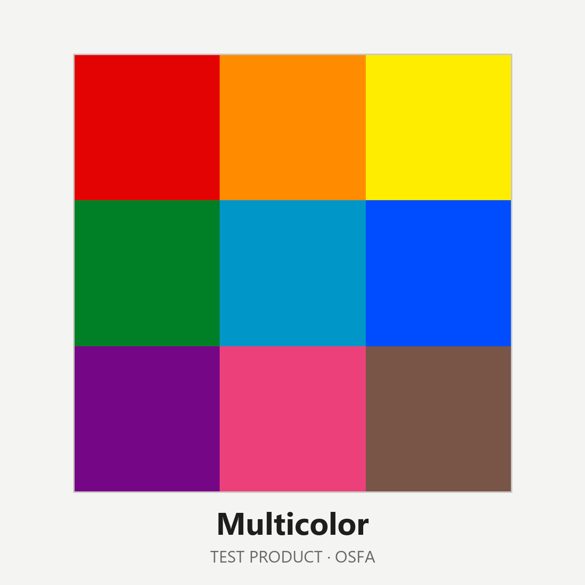 Test Everything - Multicolor