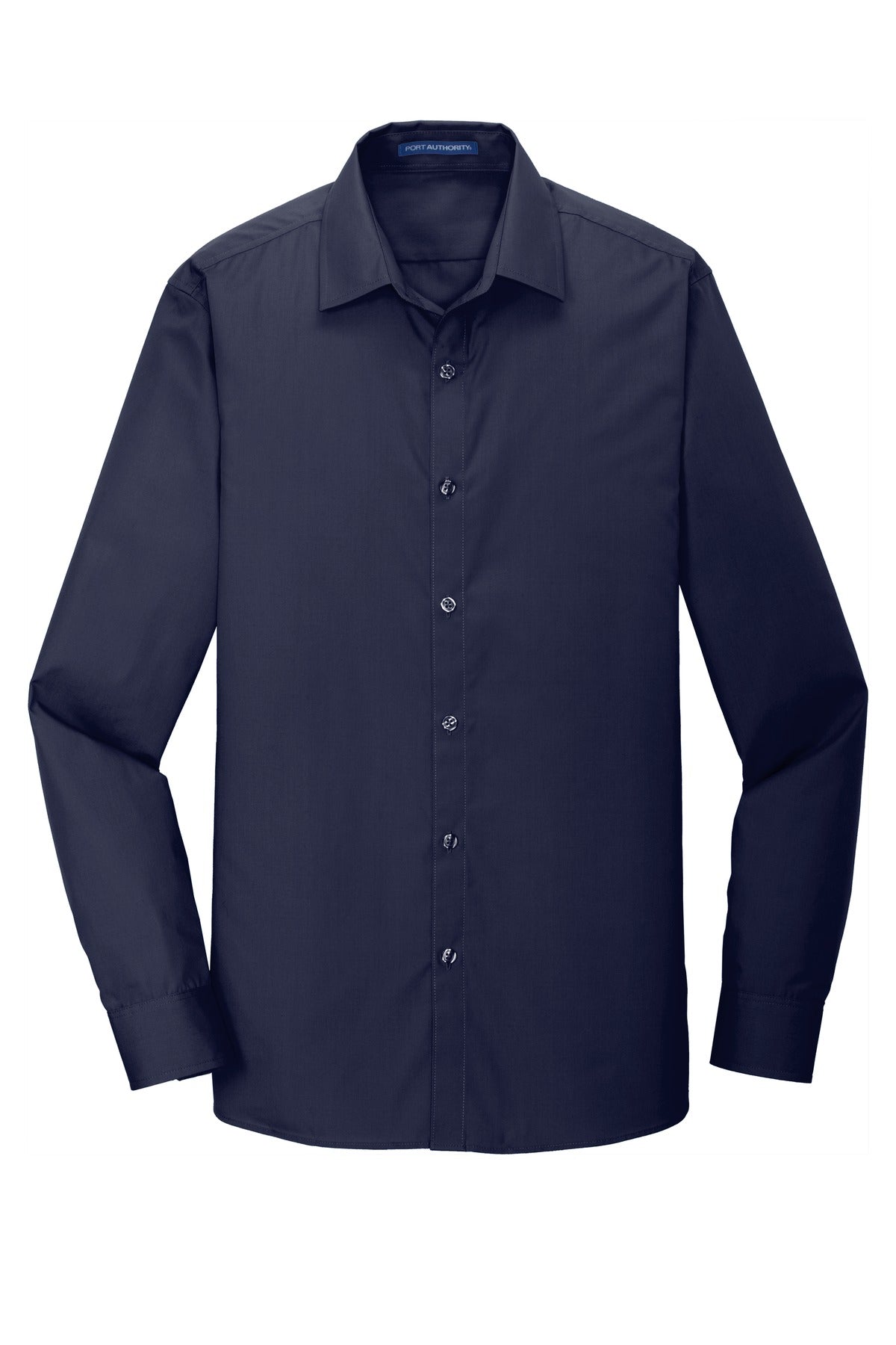 Port Authority® Slim Fit Carefree Poplin Shirt