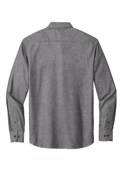 DISCONTINUED - Port Authority® Long Sleeve Chambray Easy Care Shirt - SKU W382